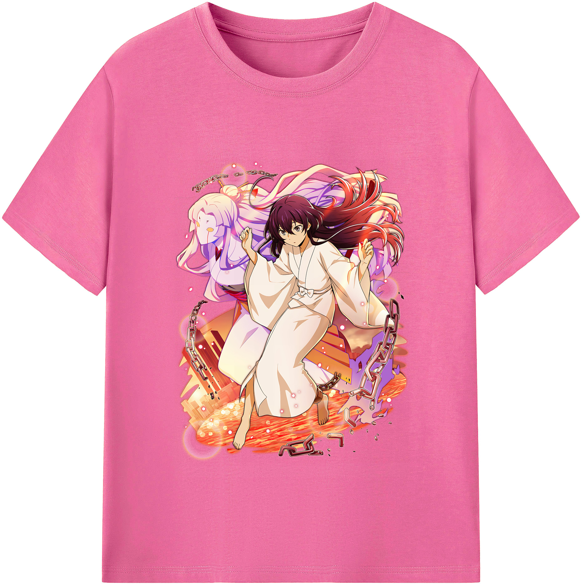（画像用） 文豪ストレイドッグス Bungo Stray Dogs レディースカジュアルプリントTシャツ（綿100％）